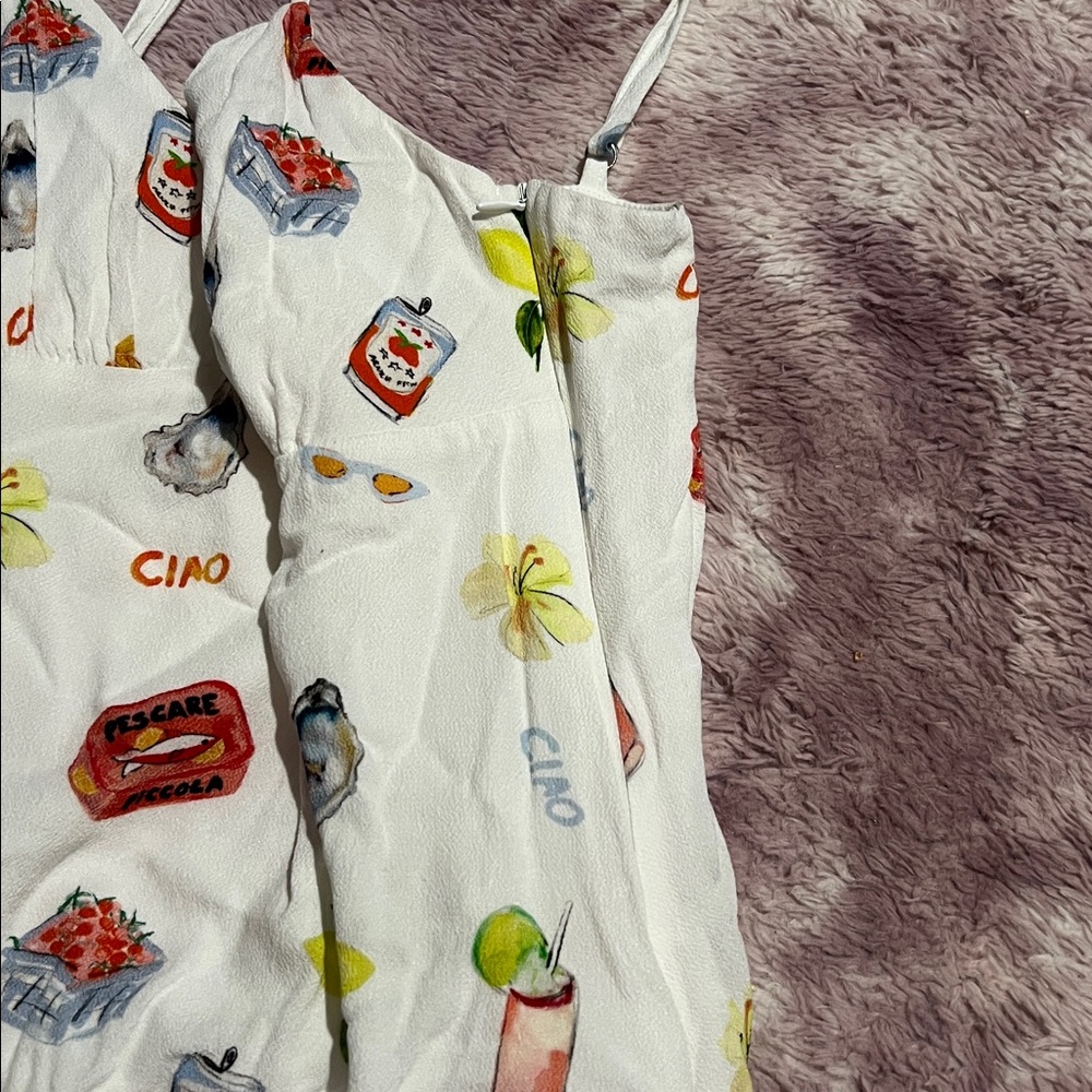Princess Polly Jaye Mini Dress White / Multi - Picture 9 of 16